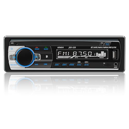 Auroky JSD-520 J[XeII[fBI VODin Bluetooth nYt[FMWIV[o[ USB[d/MP3/AUX/TFACDv[[Ȃ
