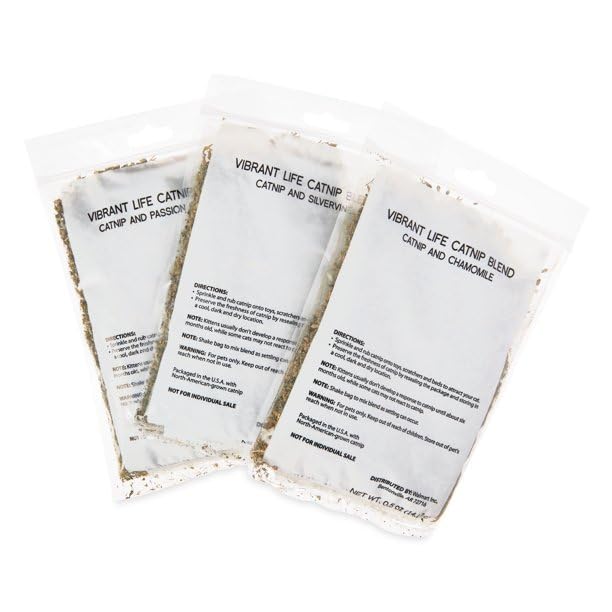 Catnip Blends Collection, 0.5 Oz, 3 Pack, Variety, Enhance Your Cats Play Time, Fun and Stress-Relieving Blend Catnip + Silvervine