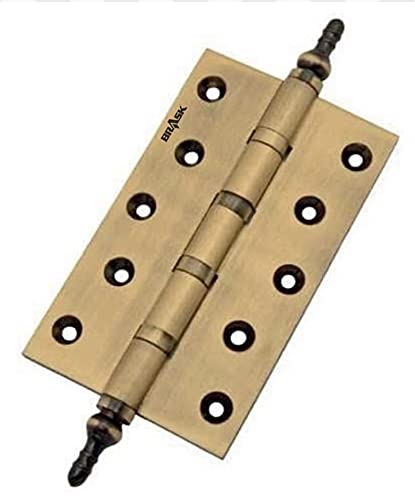 BRASK Brass Temple Bearing Hinges 5" x 3" x 3 mm (Pack of 3) (Antique Brass Finish) (B09N2QVJ83) Amazon Price History, Amazon Price Tracker