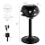 PALINDAWIN Electric Grill for Indoor Outdoor, Portable Double Layer Design Countertop BBQ Grills with Lid Stand/Tabletop Options for Barbecue Cooking (Black)