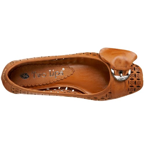 Image of Two Lips Women's Havana Flat