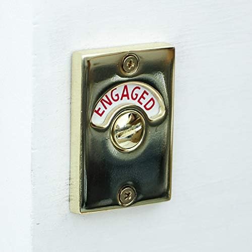 Amazon Co Jp トイレ用表示錠 Key Lock Gd ゴールド Diy 鍵 ドア パーツ リフォーム レトロ スライドラッチ リノベーション アンティーク おしゃれ 工具 建材 扉 ロック キー レストルーム インテリア Diy 工具 ガーデン