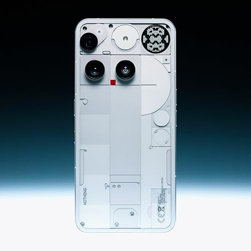 Image of Nothing Phone (3) 5G (White, 12GB RAM + 256GB Storage) | Snapdragon 8s Gen 4 | 6.67 inch AMOLED Display | 50MP+50MP+50MP Triple Camera | 50MP Front | 5500 mAh Battery | Android 15 | 65W Fast Charging