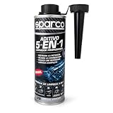 Sparco Aditivo Diesel 5 en 1 Profesional 500ml – Limpieza Avanzada de Inyectores, Turbo, DPF, Válvula EGR y Admisión – Reduce Consumo y Emisiones – Mejora Rendimiento del Motor (500ml)