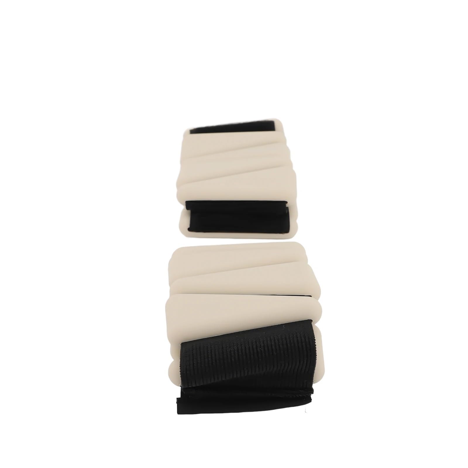 Cavigliere Pesi Pesi da polso, 1 paio, 2 libbre, regolabili, indossabili, in silicone, for polso e caviglia, braccialetti for yoga, danza, pilates, palestra, beige