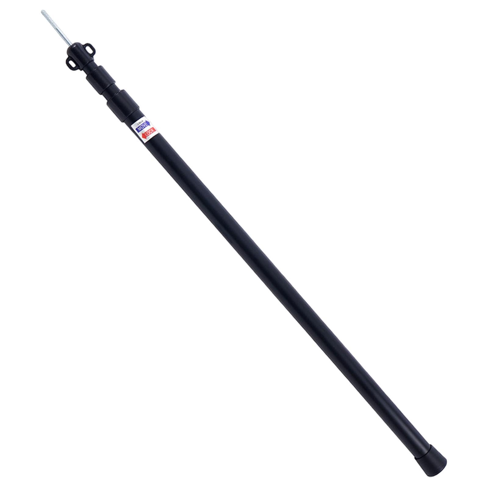 MERISHOPP® Telescopic Awning Pole Portable Canopy Pole for Beach Shelter Hiking Fishing Black | Sporting Goods | Outdoor Sports | Camping & Hiking | Tents & Canopies | Tent & Canopy Accessories