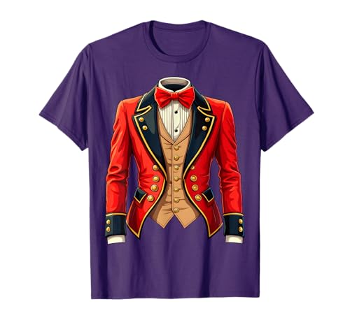 Ringmaster Costume Jacket Circus Performer T-Shirt