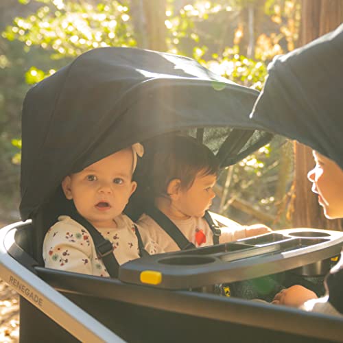 Image of BOB Gear Renegade Stroller Wagon Water-Resistant Dual Canopy Kit, Nightfall