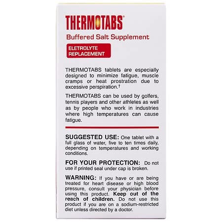 Thermotab Buffered Salt Tablets - 100S #TOP2