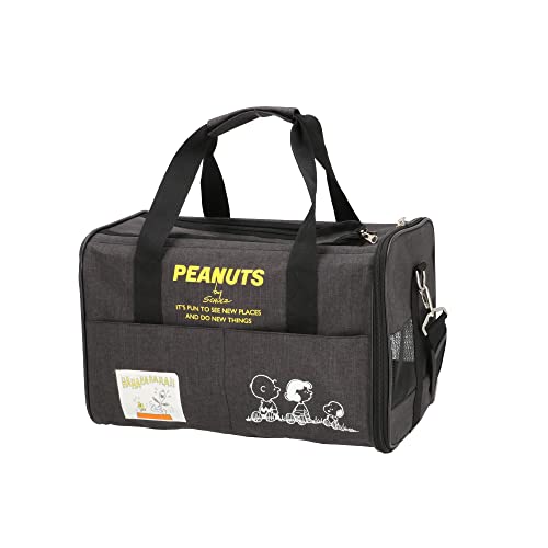 スリーアローズ PEANUTS(ピーナッツ) スヌーピータンクキャリー Sブラック 犬猫用