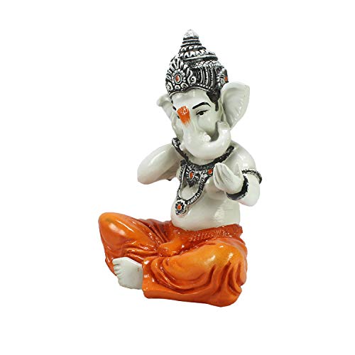 Image of eCraftIndia Lord Ganesha Singing Song Decorative Showpiece - 20 cm