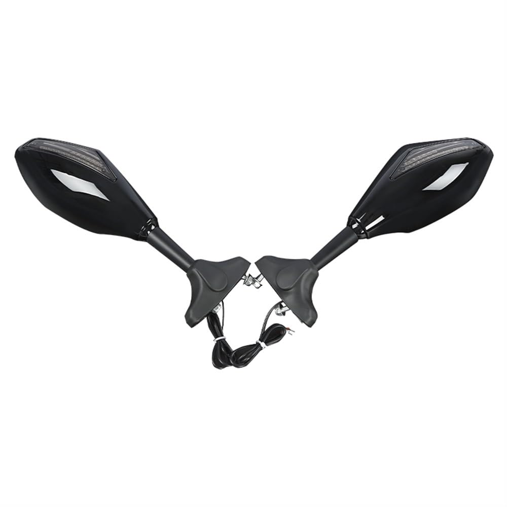 Rétroviseur de moto avec clignotant Suzuki GSXR 600 750 1100 noir 2