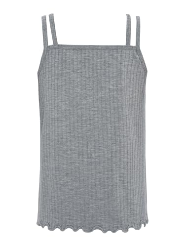 Kids Girls Spaghetti Strap Tank Top Casual Camisole Underwear Ribbed Knit Cami Running Shirts4