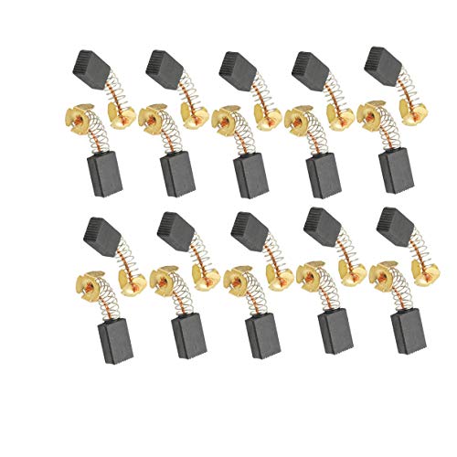 Aexit 10 Pairs Electrical Electric Motor Black Carbon Brushes 19/32