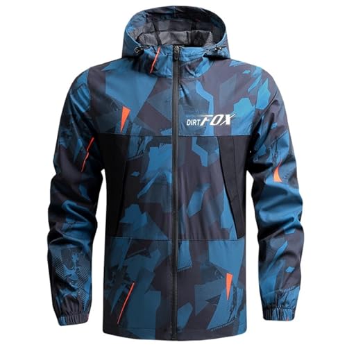 Chaqueta ligera para ciclismo hombre con capucha y protección UV miniatura 1