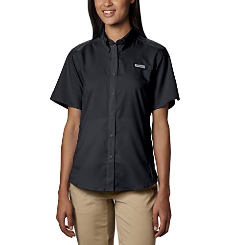 Columbia Women's Tamiami II Short Sleeve Shirt, X-Large, Black
