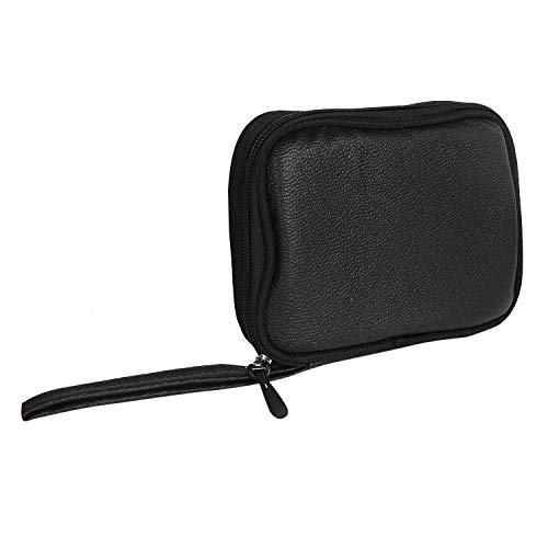 Image of WD HDD Hard Case /Cover /Pouch for 2.5 inch Portable Hard Drive (for Seagate, Toshiba, WD, Sony, Transcend, Lenovo, Adata) (Black Leather)