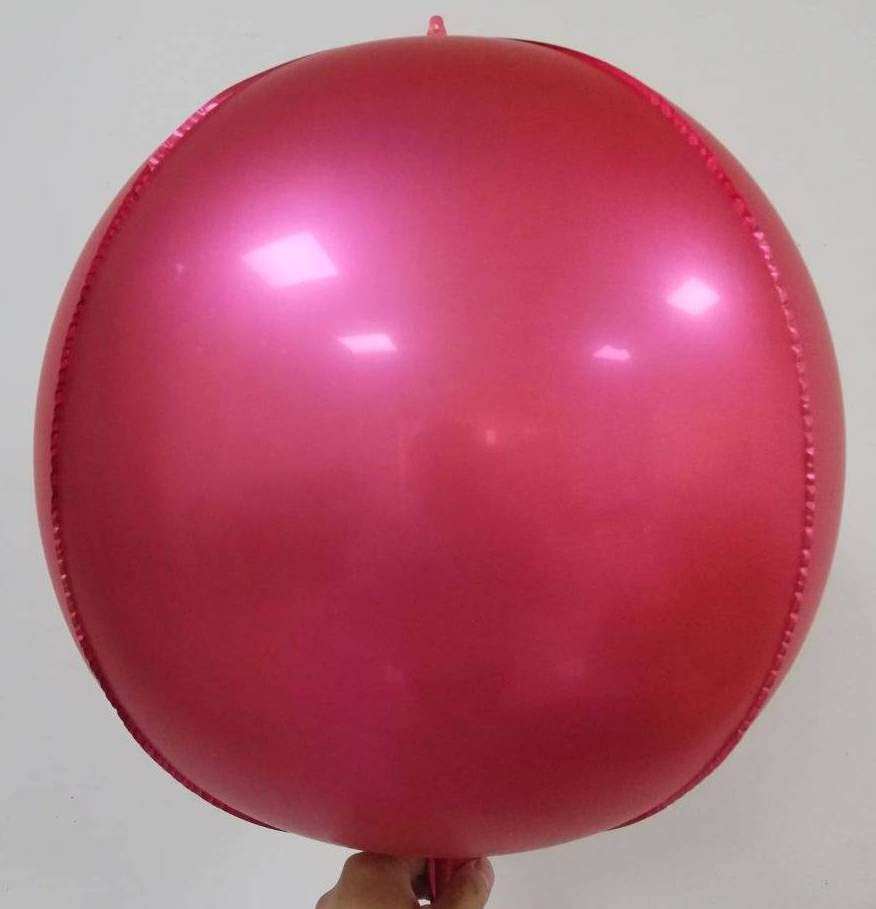 Metallic Red 4D Foil Balloon, 55cm (2 pack) - Image 2