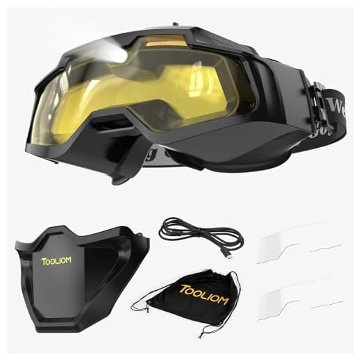 TOOLIOM Auto Darkening Welding Goggles