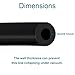 GEPHYNM Vacuum Hose Automotive, 10 FT 3/8 Inch ID Vacuum Line, 130PSI Max Pressure Vacuum Lines Automotive, Silicone Hose