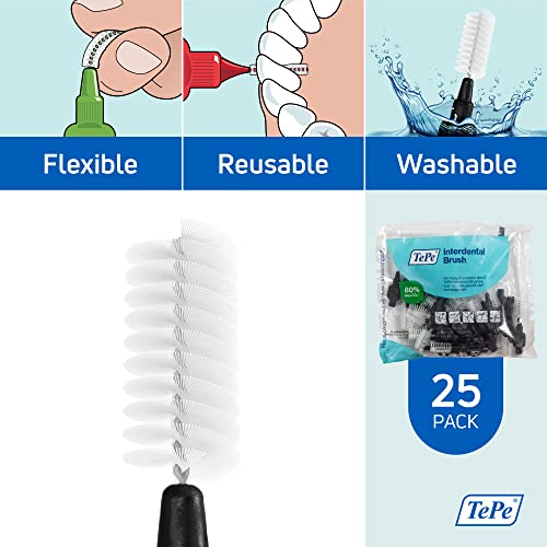 Image of TePe Original Interdental Brush, Size 8, for Cleaning Teeth Gaps, 25pcs
