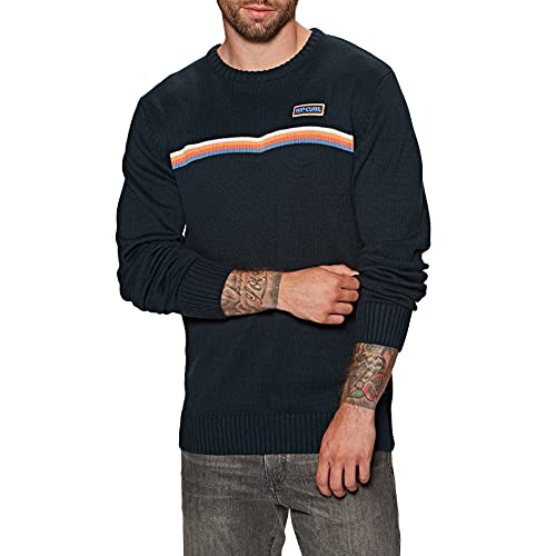 Rip Curl Surf Revival Crew Uomo Maglione, Marina