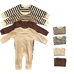 [F’s MAUMU] ベビー服 男の子 女の子 ワッフル 長袖 足付き Tシャツ ロンパース ベビー 赤ちゃん 韓国 子供服 春 夏 秋 冬 0歳 3ヶ月 6ヶ月 9ヶ月