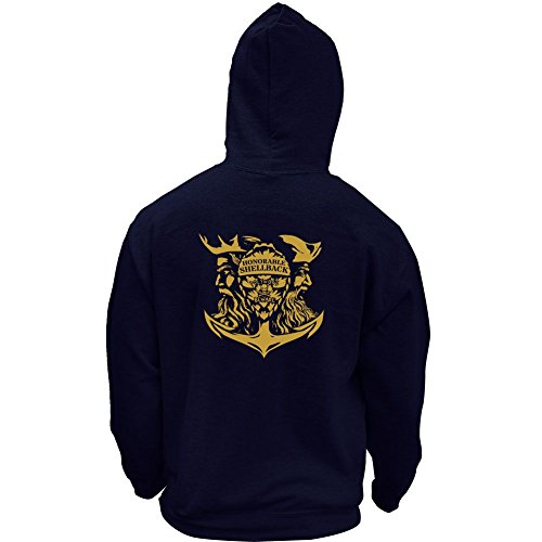 USAMM Original Navy Honorable Shellback USN Veteran Pullover Hoodie
