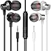MAS CARNEY WI7 In-Ear Kopfhörer mit Kabel, Klinke Ohrhörer für Stereo-Sound, Kompatibel mit MP3, MP4, iPad, Huawei, Samsung Galaxy, Xiaomi Redmi, inkl. Silikon Ohrpolstern.- Schwarz/Weiß(2er Pack) ipad 2 günstig Kaufen-MAS CARNEY WI7 In-Ear Kopfhörer mit Kabel, Klinke Ohrhörer für Stereo-Sound, Kompatibel mit MP3, MP4, iPad, Huawei, Samsung Galaxy, Xiaomi Redmi, inkl. Silikon Ohrpolstern.- Schwarz/Weiß(2er Pack)