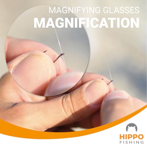 Ótica fina para pesca com mosca, lupa de nariz de encaixe para usar com uma mão. 8299