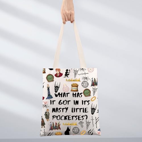 Bolso tipo tote de película Fantasy: ¿Qué tiene en sus horribles bolsillos pequeños? miniatura 5