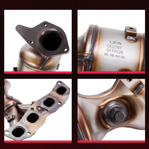 BDFHYK Catalytic Converter Exhaust Manifold for for Nissan Altima 14-18, for Nissan Rogue 14-18 2.5L, 409 Stainless Steel Replaces 16694 674-149 by BDFHYK - Used condition - Image 6