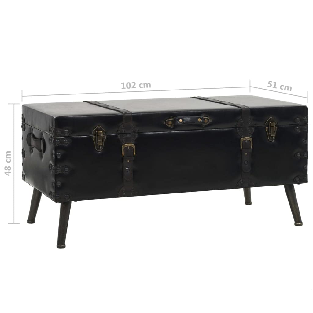 Stolik kawowy z płyty MDF i stali, 102 x 51 x 48 cm, stolik do salonu, stolik pomocniczy, stolik kawowy, stolik pod telefon, stolik nocny, do salonu, sypialni