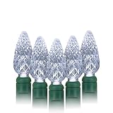 wominoy 70 Counts C6 Cool White Christmas Lights -...