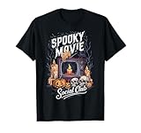 Scary Movie Social Club Vintage TV Halloween Horror Art T-Shirt