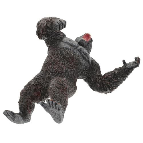 Milisten Juguetes Felpa Monos Figurilla cifra Animales de simulación estatuillas de Animales de plástico decoración de figuritas de de simulación el plastico