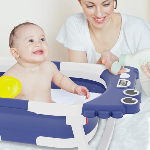 Image of Portable Travel Baby Tub, Blue