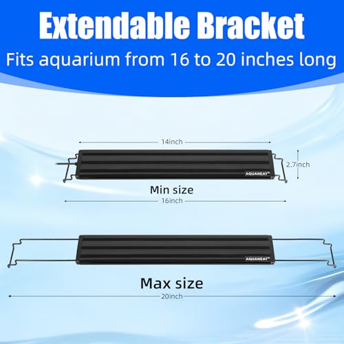Image of AQUANEAT LED Aquarium Light Full Spectrum for 16 Inch to 20 Inch Fish Tank Light Fresh Water