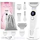iToncs Intimrasierer für Frauen, 5-in-1 Elektrischer Rasierer Damen, IPX7 Wasserdichter Damenrasierer, Schmerzloser Nass-Trocken-Rasierer für Bikini, Achseln, Beine, Augenbrauen & Nase, USB-Ladestati