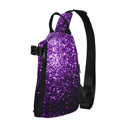 Sac à dos à bandoulière unisexe OdDdot violet avec imprimé papillon graffiti en taille unique