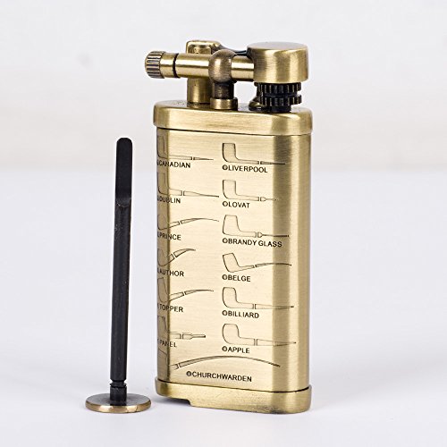 Encendedor de gas butano estilo antiguo con tamper miniatura 5