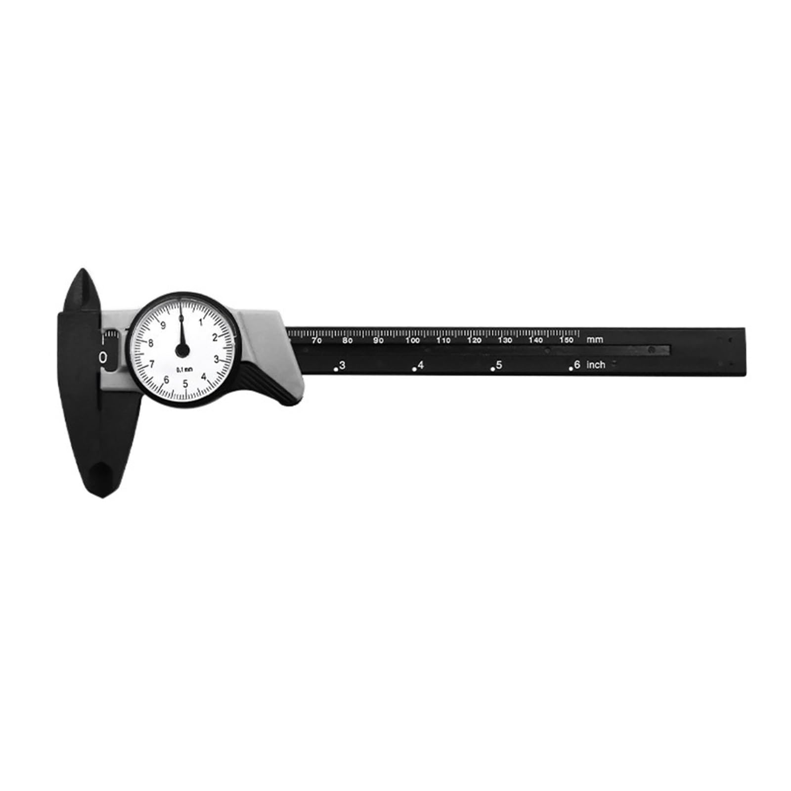 BDAYEK Vernier calipers 150MM Portable Plastic Tape Meter Caliper Vernier Measuring Inner Outer Diameter Depth
