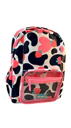 PUKET - MOCHILA INFANTIL DE COSTAS PUKET VACA ROMANTICA OFF WHITE