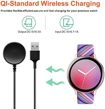 Amazon Com Sankel Compatible For Samsung Galaxy Watch 5 5 Pro Charger Replacement Wireless Charging Dock Cradle Usb Charger Cable Cord For Samsung Galaxy Watch 5 5 Pro 4 4 Classic Active 2 Active Watch 3 Cell Phones
