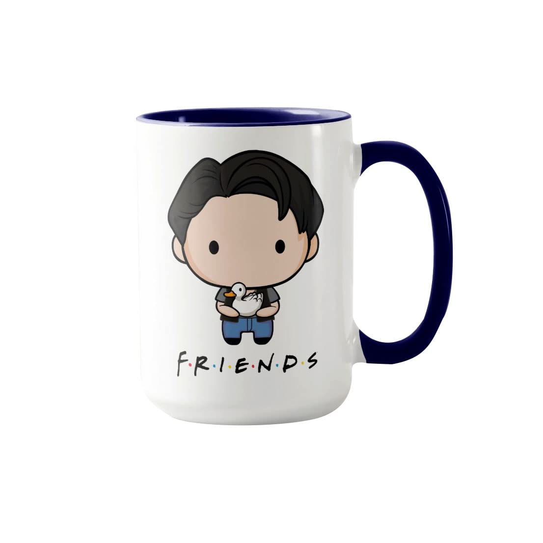 Pyramid International Friends (Joey Chibi) Blue Inner C Mug - 10Oz / 315Ml Ceramic Mug - One Size