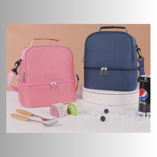 Bolsa Térmica Lancheira Para Marmita Impermeavél Trabalho, Passeio, Escola, Faculdade, Lancheira Tér