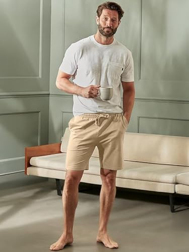 Image of Nobero V2 Shorts for Men | Zip Pocket Shorts | Regular Fit | Elasticated Waist | Soft & Breathable Fabric | Casual Everyday Wear