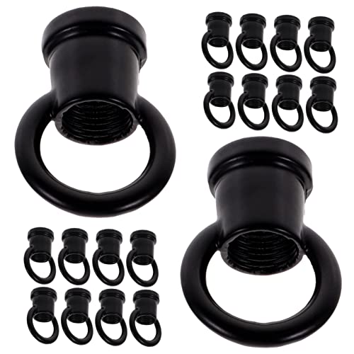 Cabilock Pcs Chandelier Replacement Parts Ceiling Lamp Hook Ring Screws Zinc Alloy Eye Nuts for Hanging Lantern