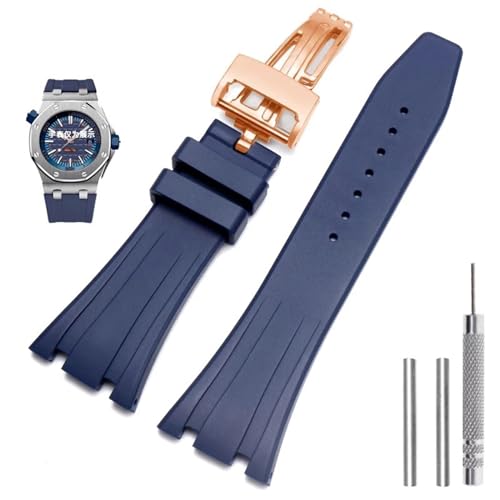 Bracelet caoutchouc pour AP 15400 ideal pour le sport et les activites nautiques