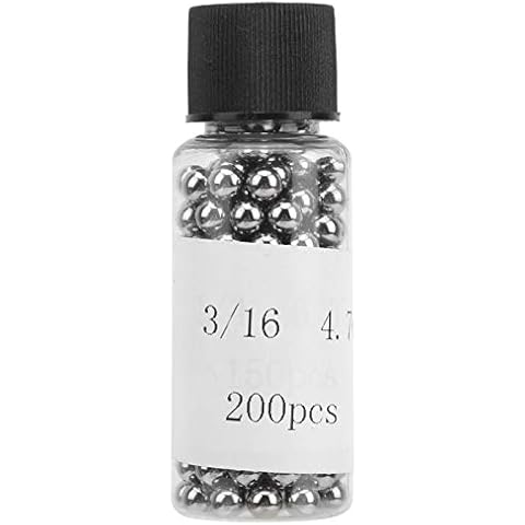 200Pcs 3/16in Bicycle Bearing Ball 304 Stainless Steel Accessories Industrial Supplies Cover